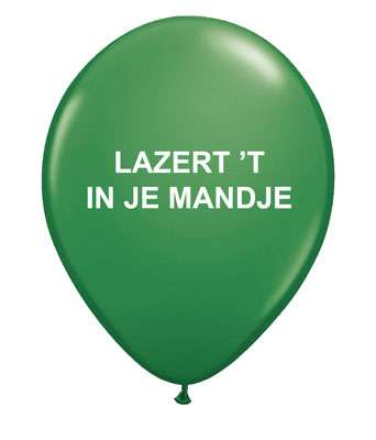 Lazert 't in je mandje